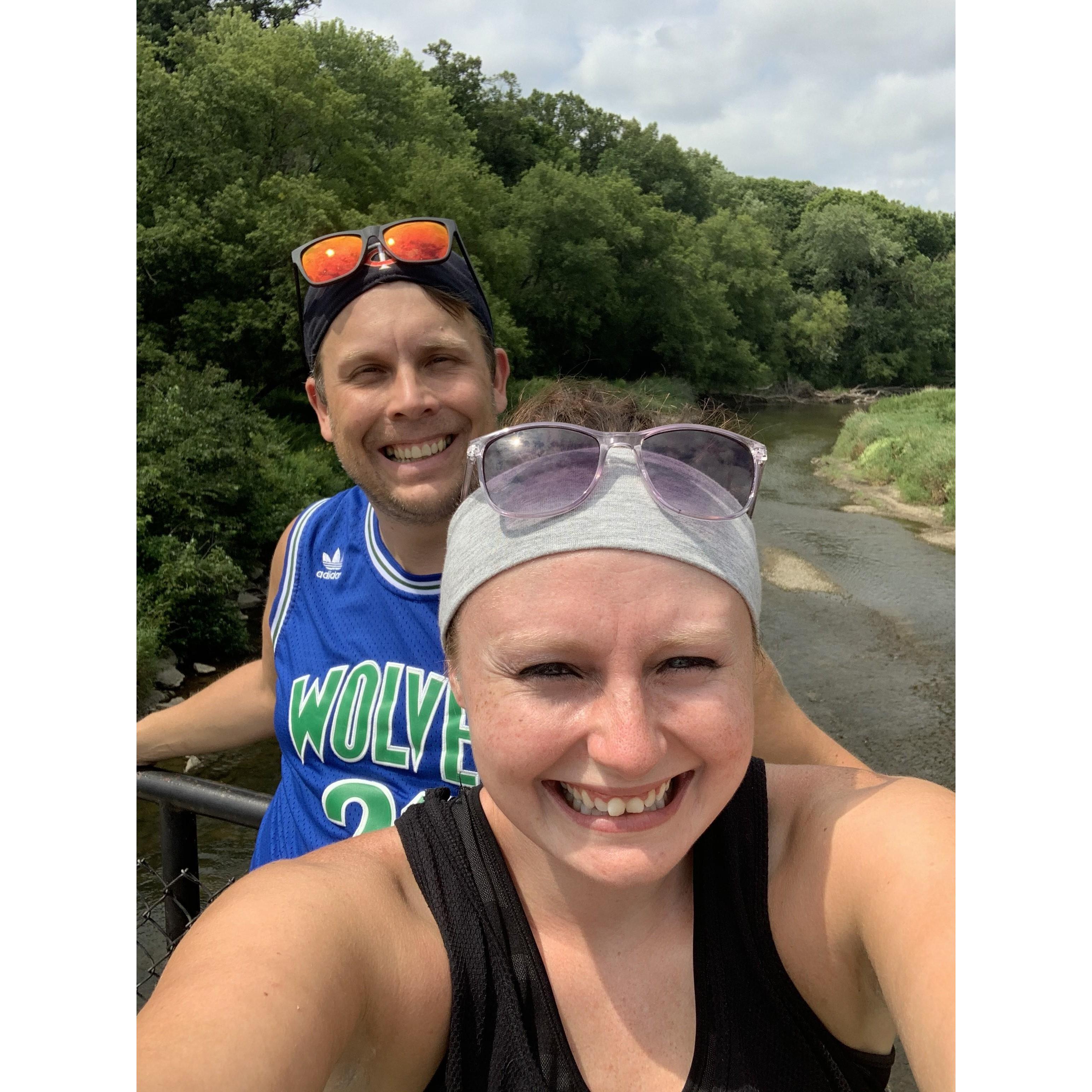One of many hikes we have taken at state parks