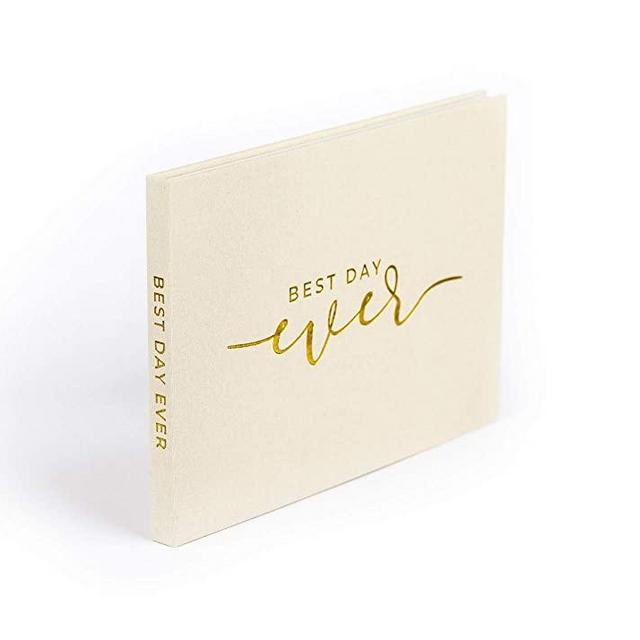 The Motion Books (BEST DAY EVER) | Video Book that plays your wedding video | Card with Video Display, Wedding Video Book, Wedding Video Album | 4GB Memory, IPS Display, Linen Bound and Rechargeable Battery