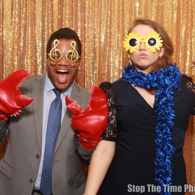 having a blast at the Tisdel wedding - 2020