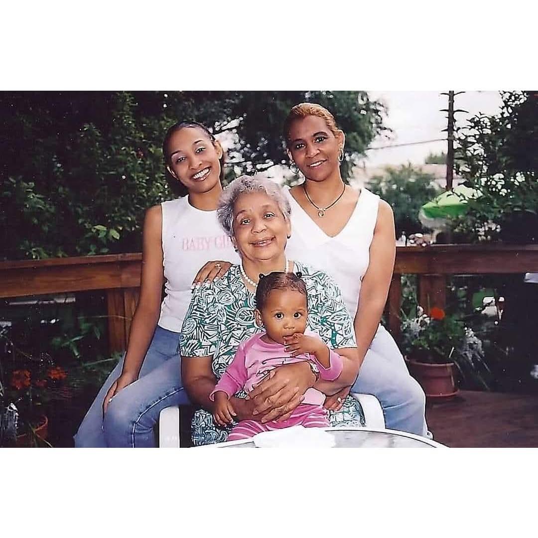 Me, Baby Nila, Mommy, Grandma Verona
