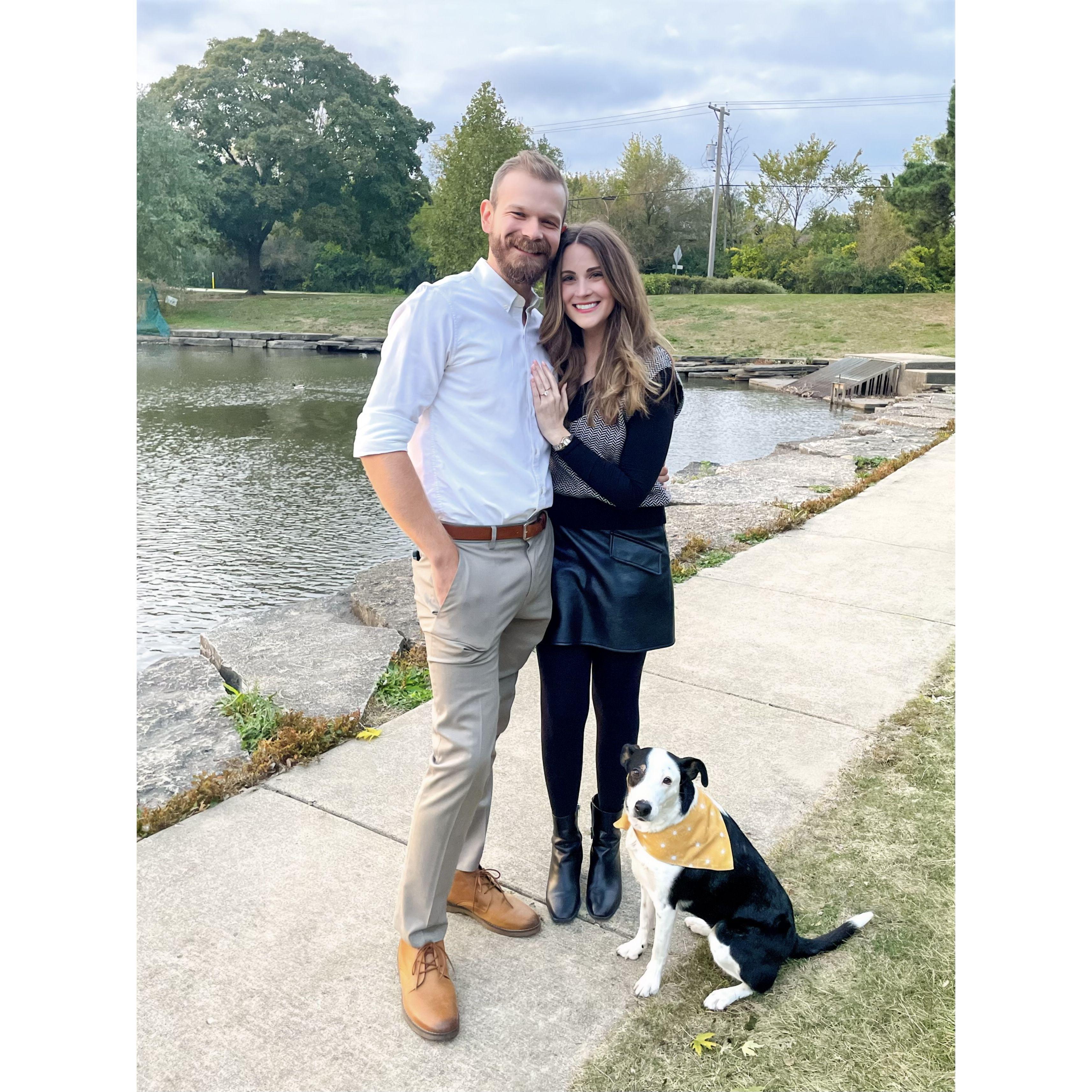 Right after we got engaged!
