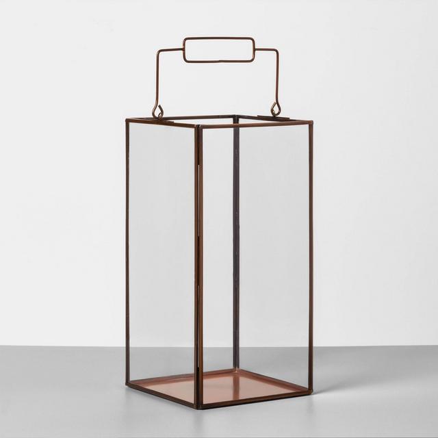 14.5" Square Lantern Copper - Hearth & Hand™ with Magnolia