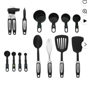 Farberware Professional 14-Piece Kitchen Tool and Gadget Kitchen Utensil Set in Black
