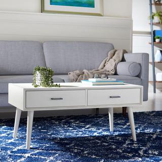 Mozart Mid Century 2-Drawer Coffee Table