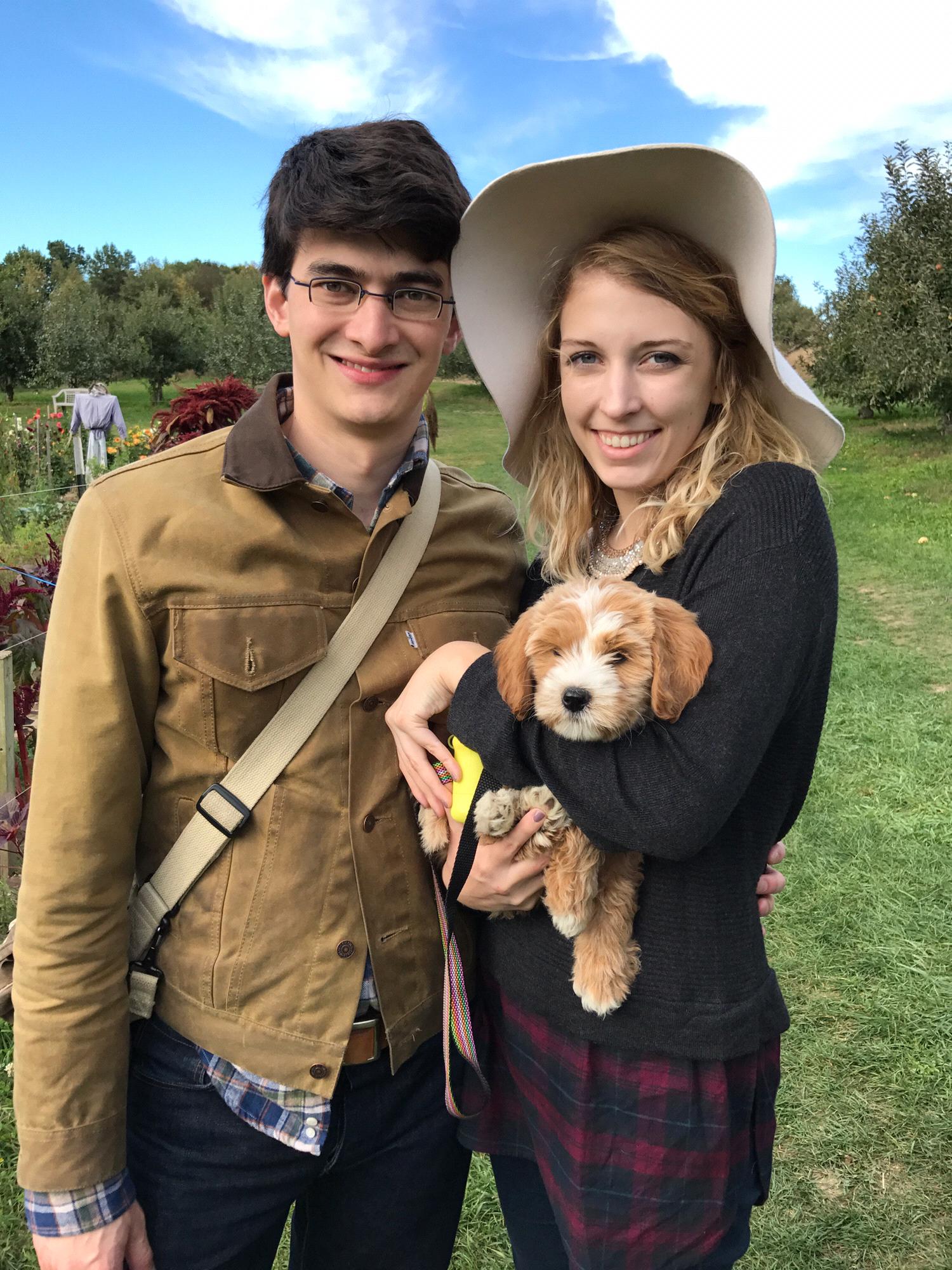Our first weekend with our new puppy Maple!