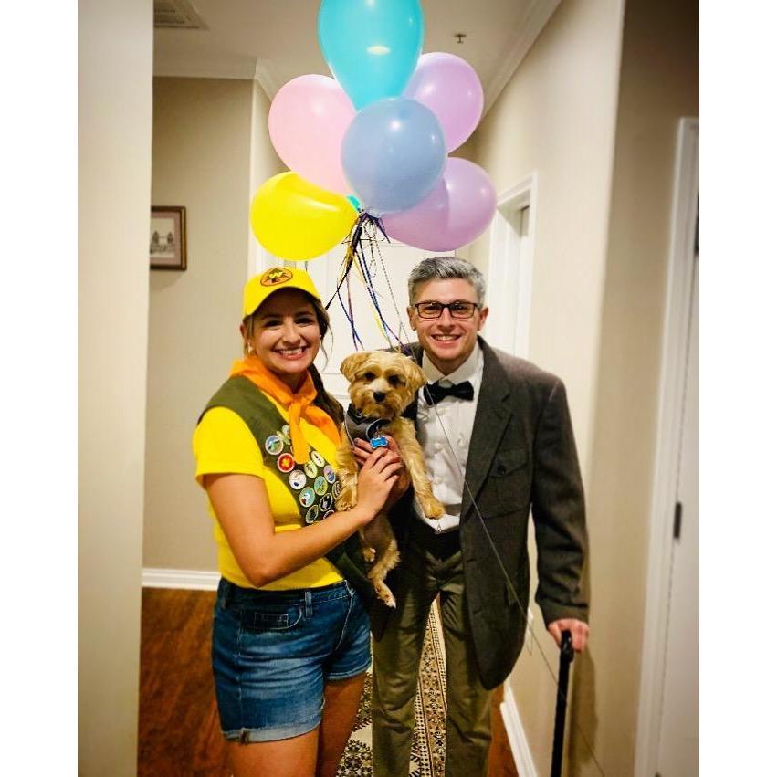 Halloween 2019- We went as Carl, Russell, and the house from the move Up