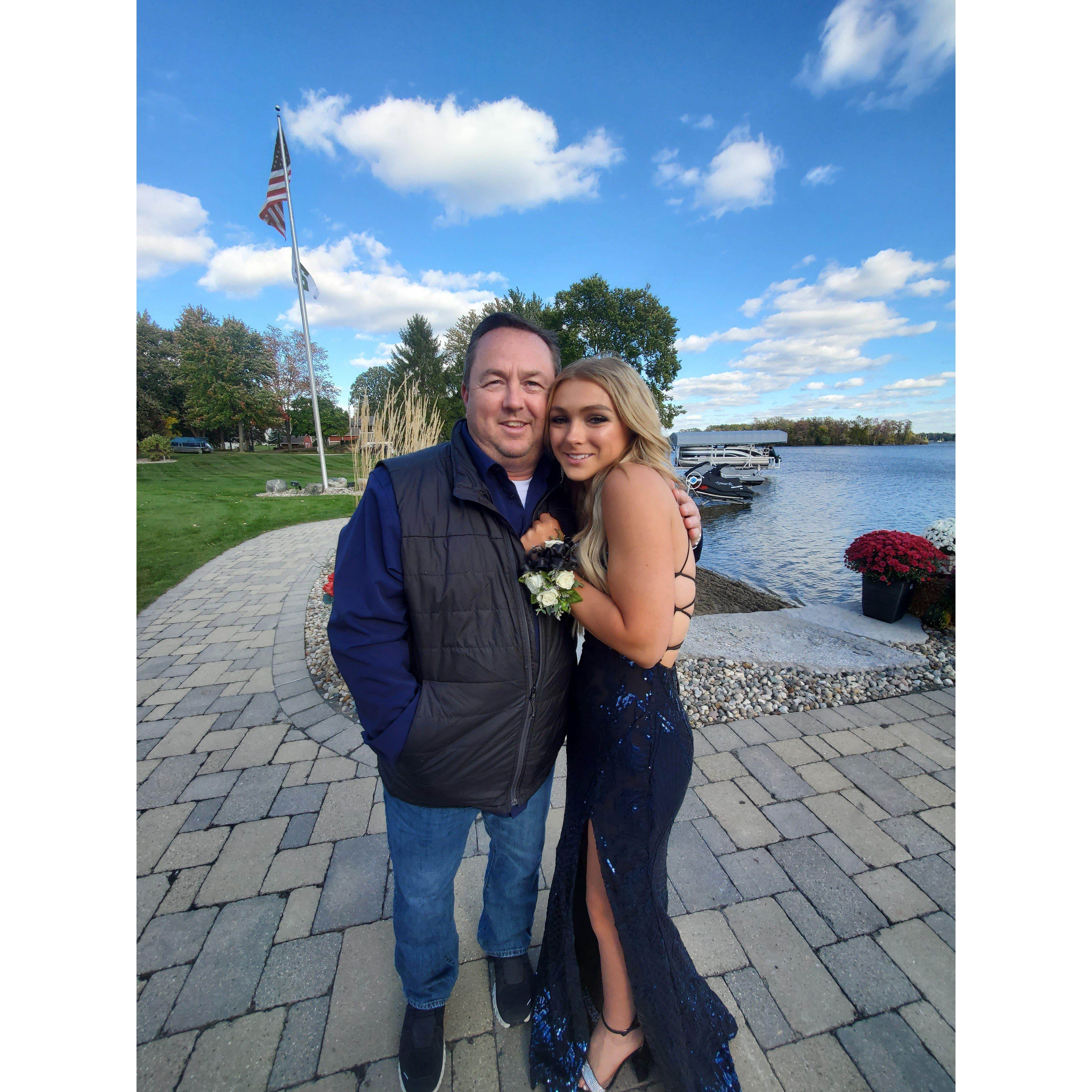 Dave and Cece - homecoming pics