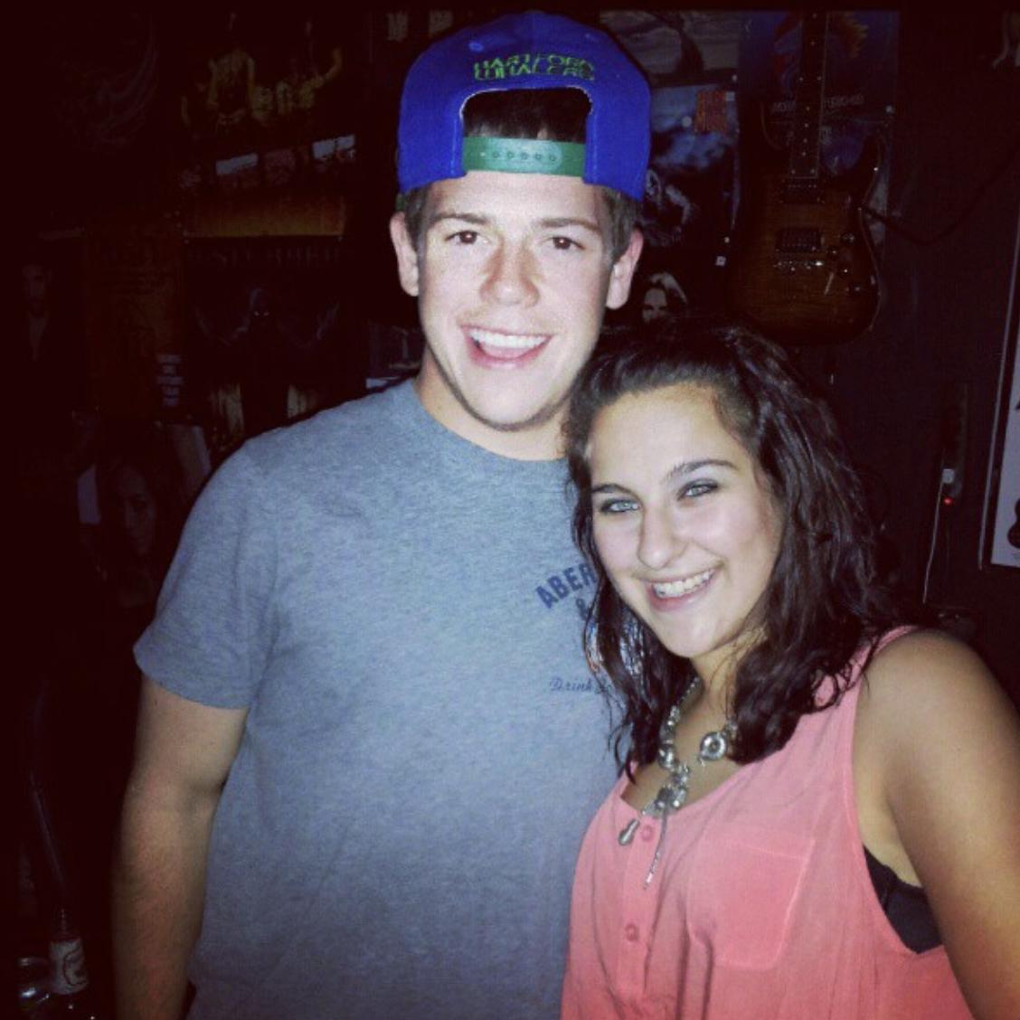 They were babies! Austin and Emma met in college when Sigma Phi Epsilon and Alpha Phi were paired together for Homecoming. They were just friends and they never knew what the future had in store