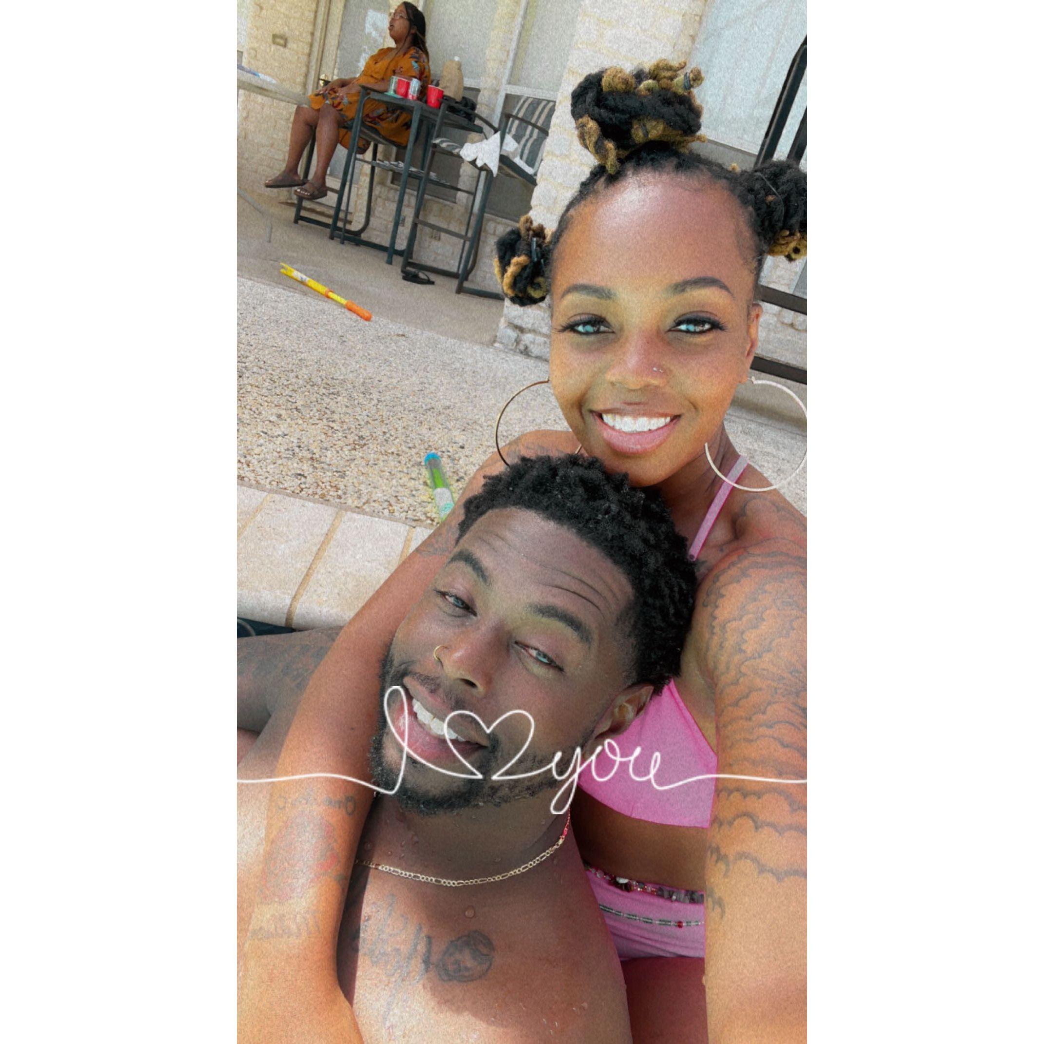 Poolside in Dallas!