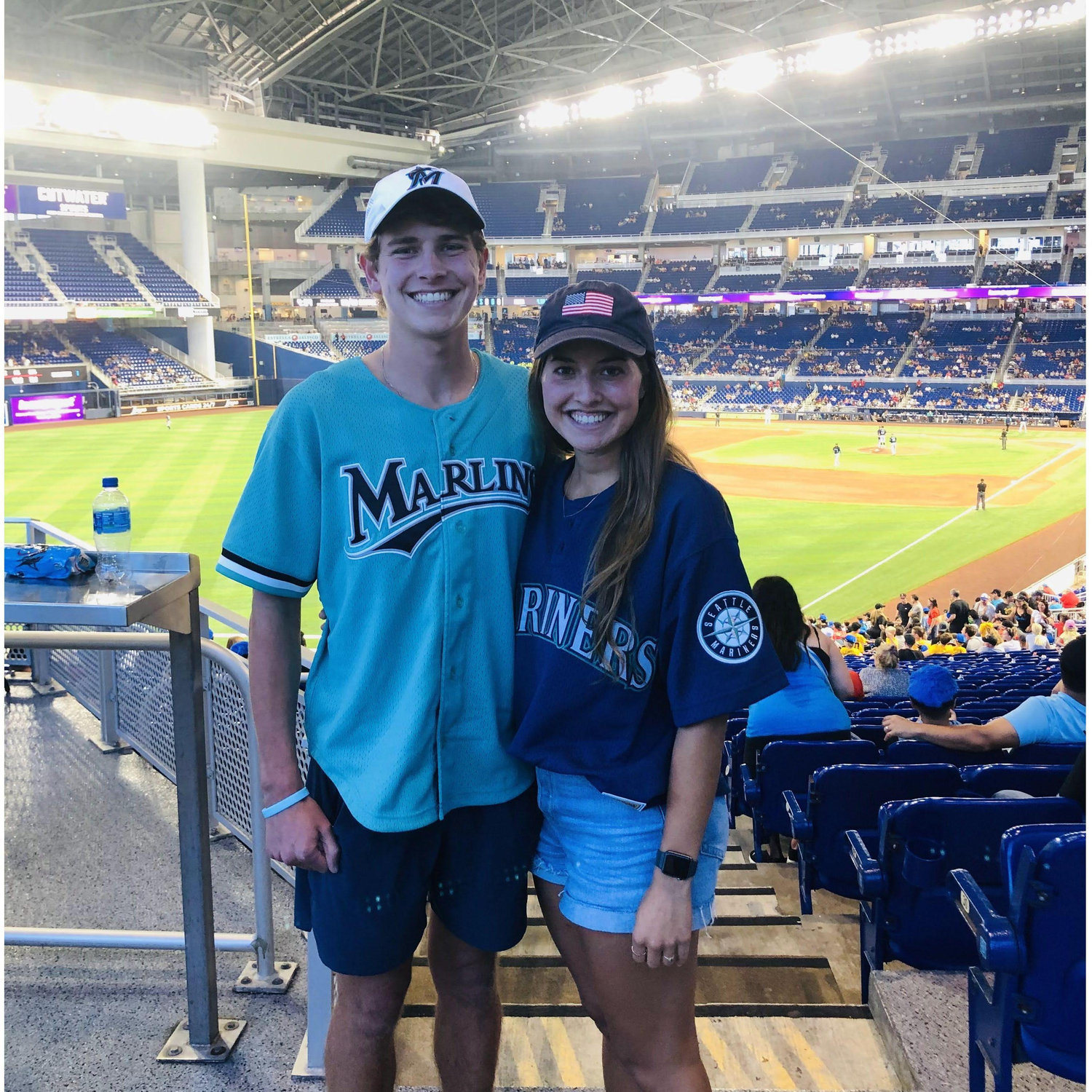 Watching the Mariners play the Marlins in Miami