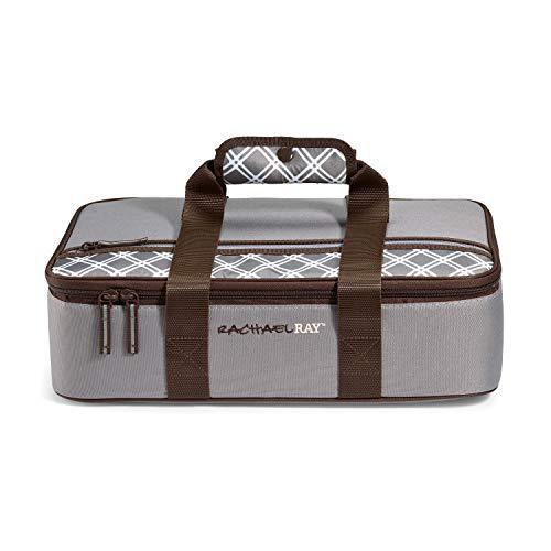 Rachael Ray 5050RR2582 Lasagna Lugger, 16.5” X 10.5” X 4”, Sea Salt