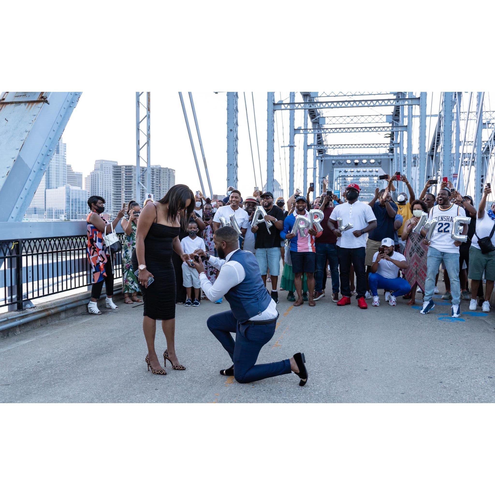 8.8.20... one of the greatest days of my life! After some excellent planning, Nate asked me to marry him in front of our family and friends! I smile from ear to ear just thinking about it!