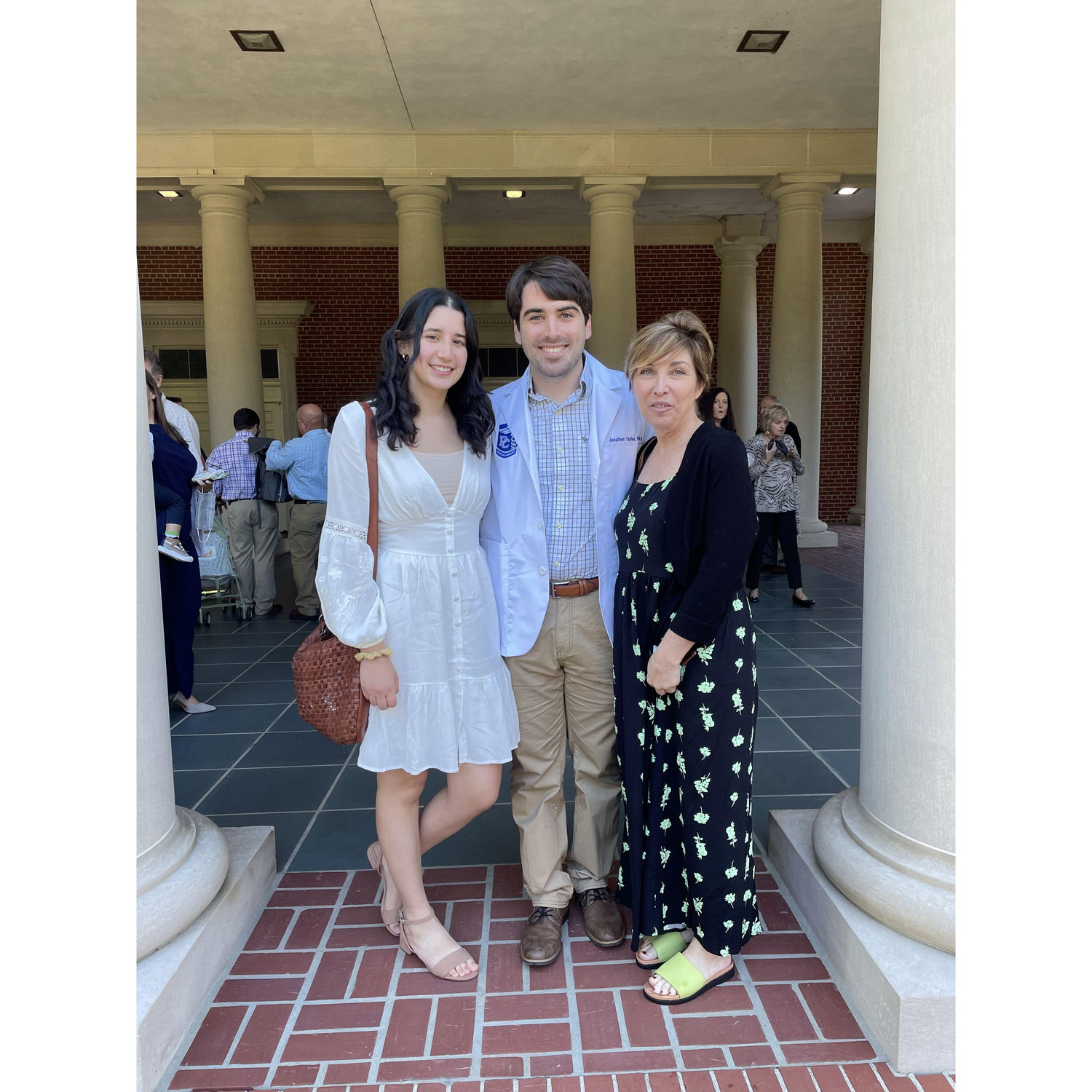 Celebrating with the white coat, halfway through🩺