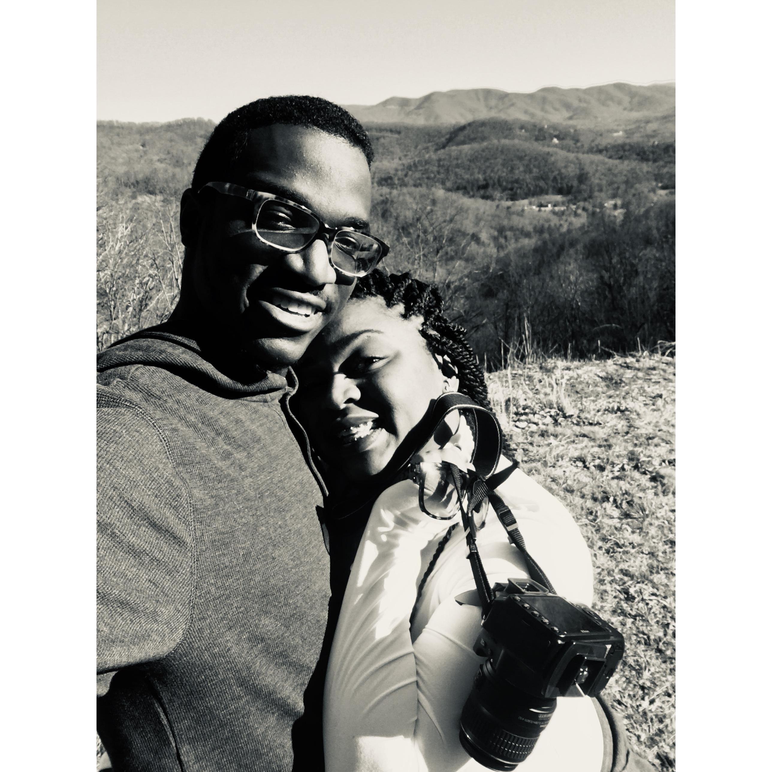 Camera, Mountains, peace, and my love. Cant get any better than this.