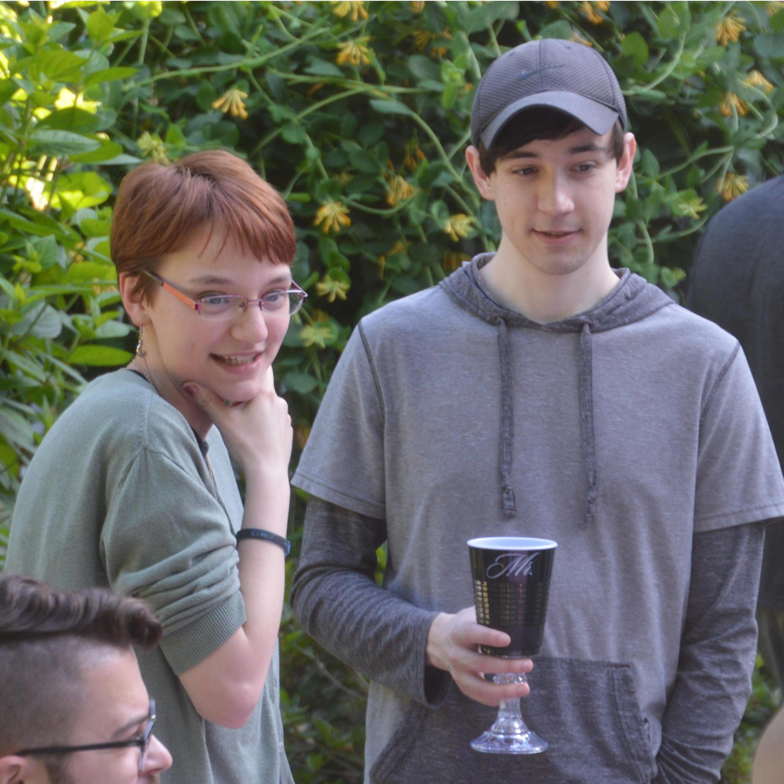 Connor and I had a great time at the Wedding Shower in Connecticut