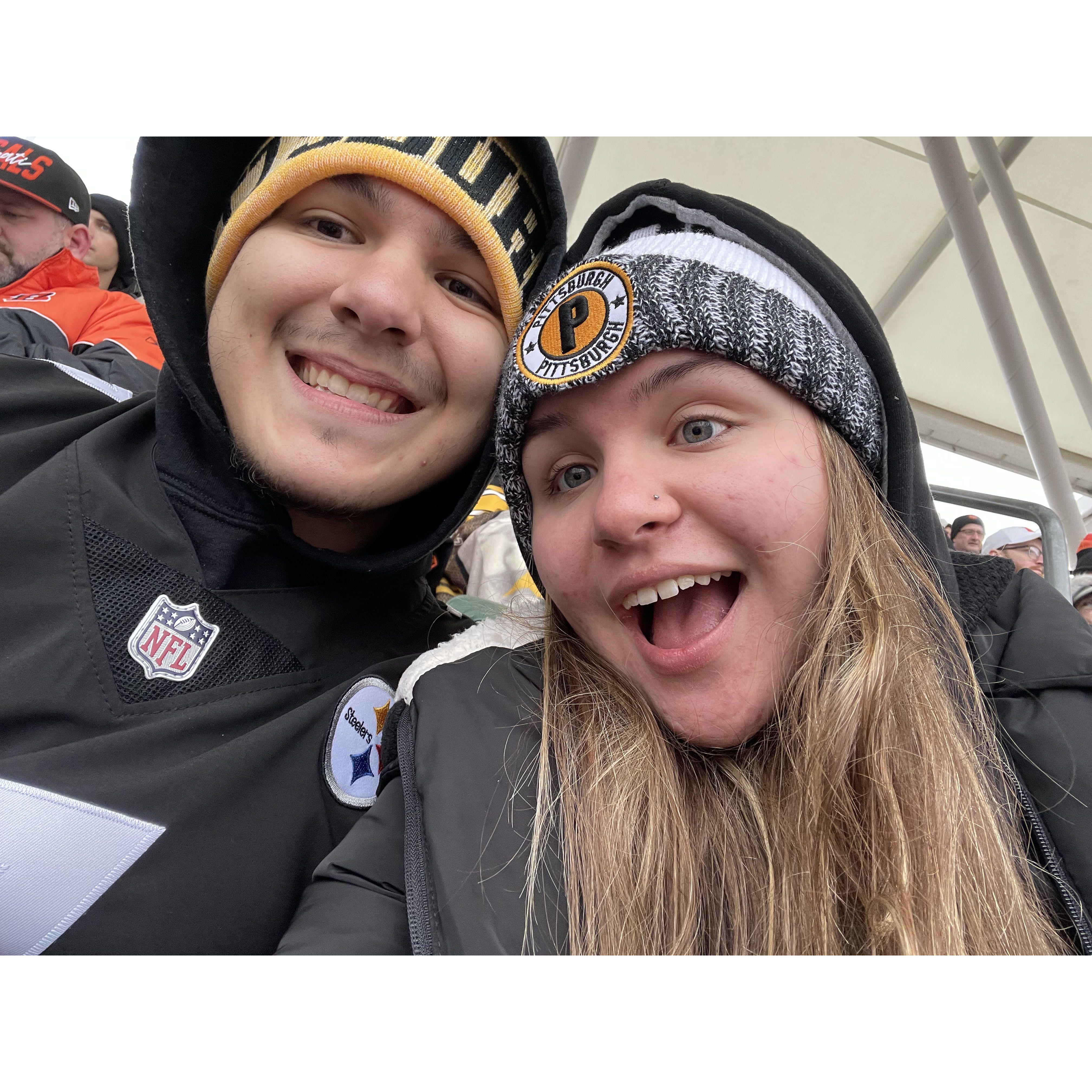 Pittsburg v Cincinnati at Cincinnati stadium 2023