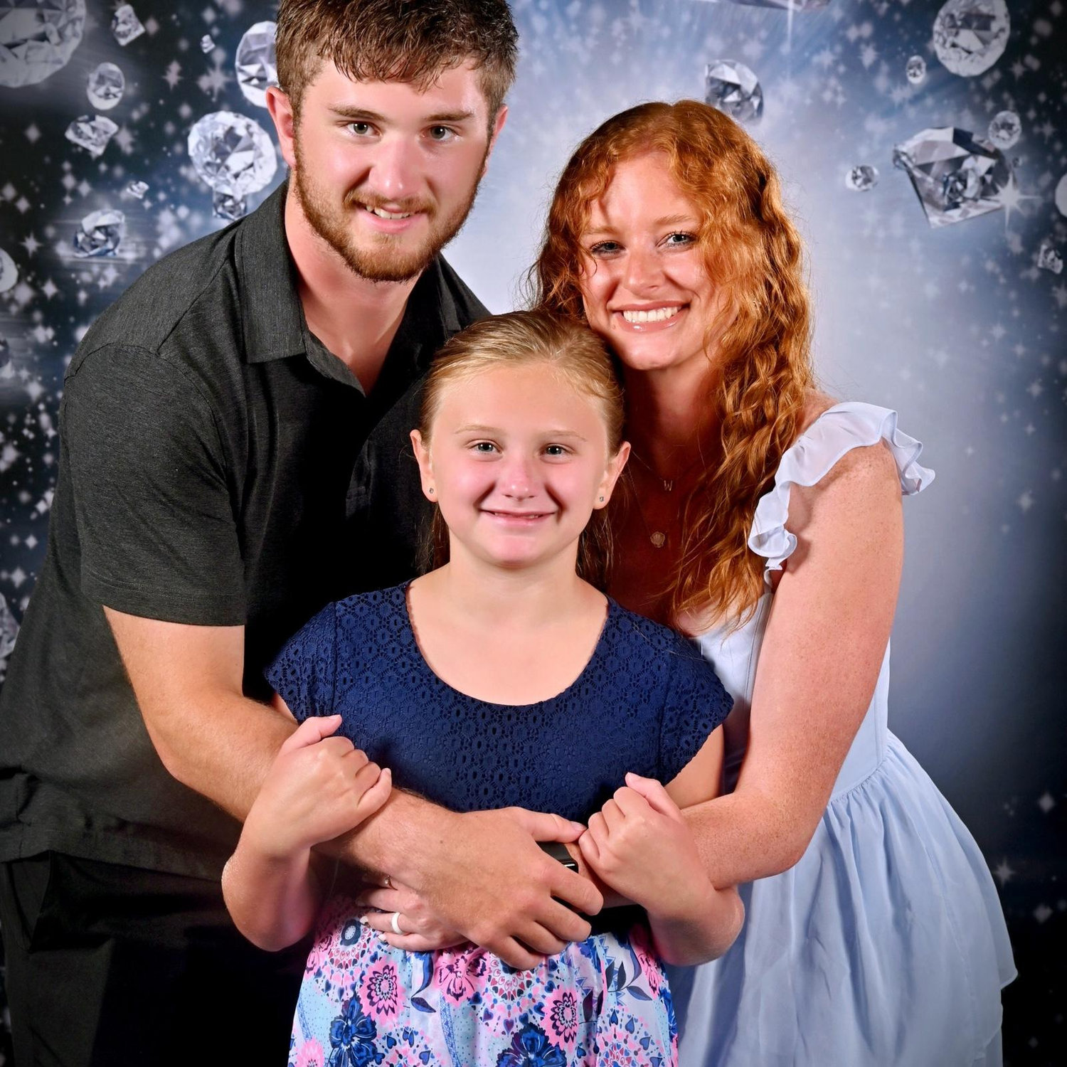 Savanna with her younger siblings, David and Sadie!