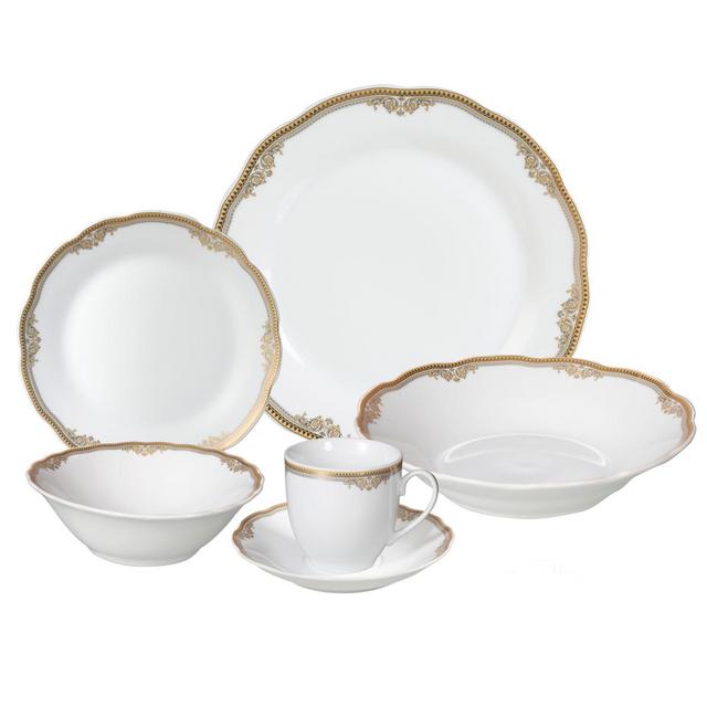 Lorren Home Trends Isabella 24-Piece Dinnerware Set