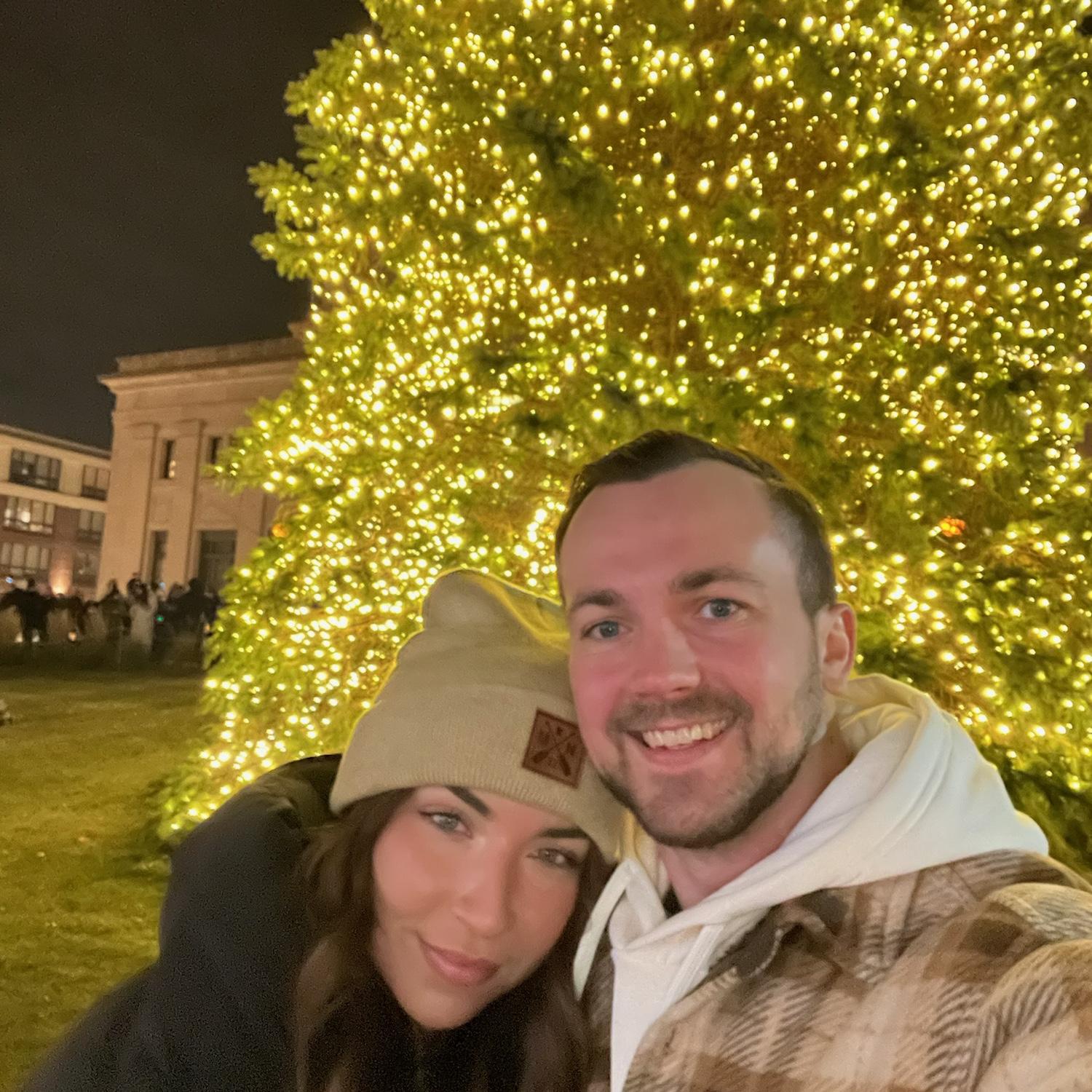 We made a tradition to always make it to the Minneapolis Tree lighting every year! This was the first year we went