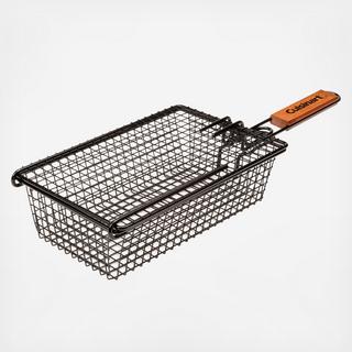 Non-Stick Grilling Basket With Folding Handle
