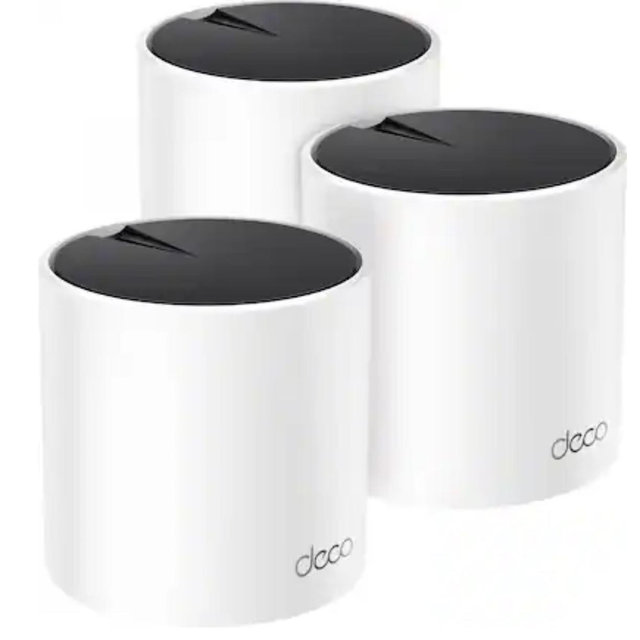 TP-Link - Deco X25 AX1800 Dual-Band Whole Home Mesh Wi-Fi 6 System (3-Pack) - White