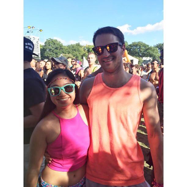 Back when we could hang and went to things like Electric Zoo