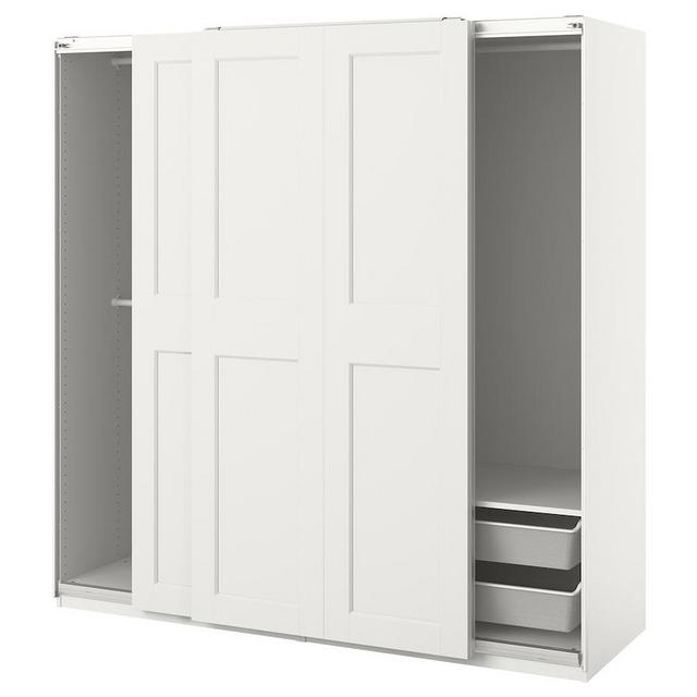 Pax Grimo Wardrobe combination, white,