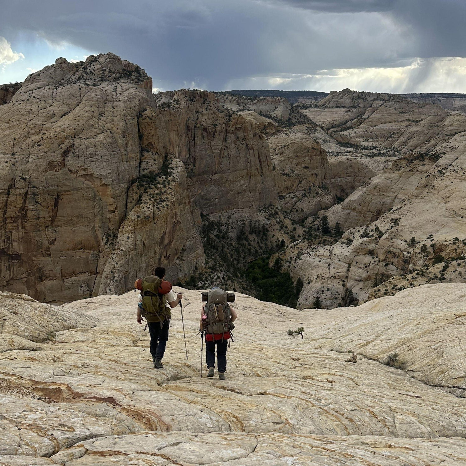 First backpacking trip together. Southern Utah outside of Escalante