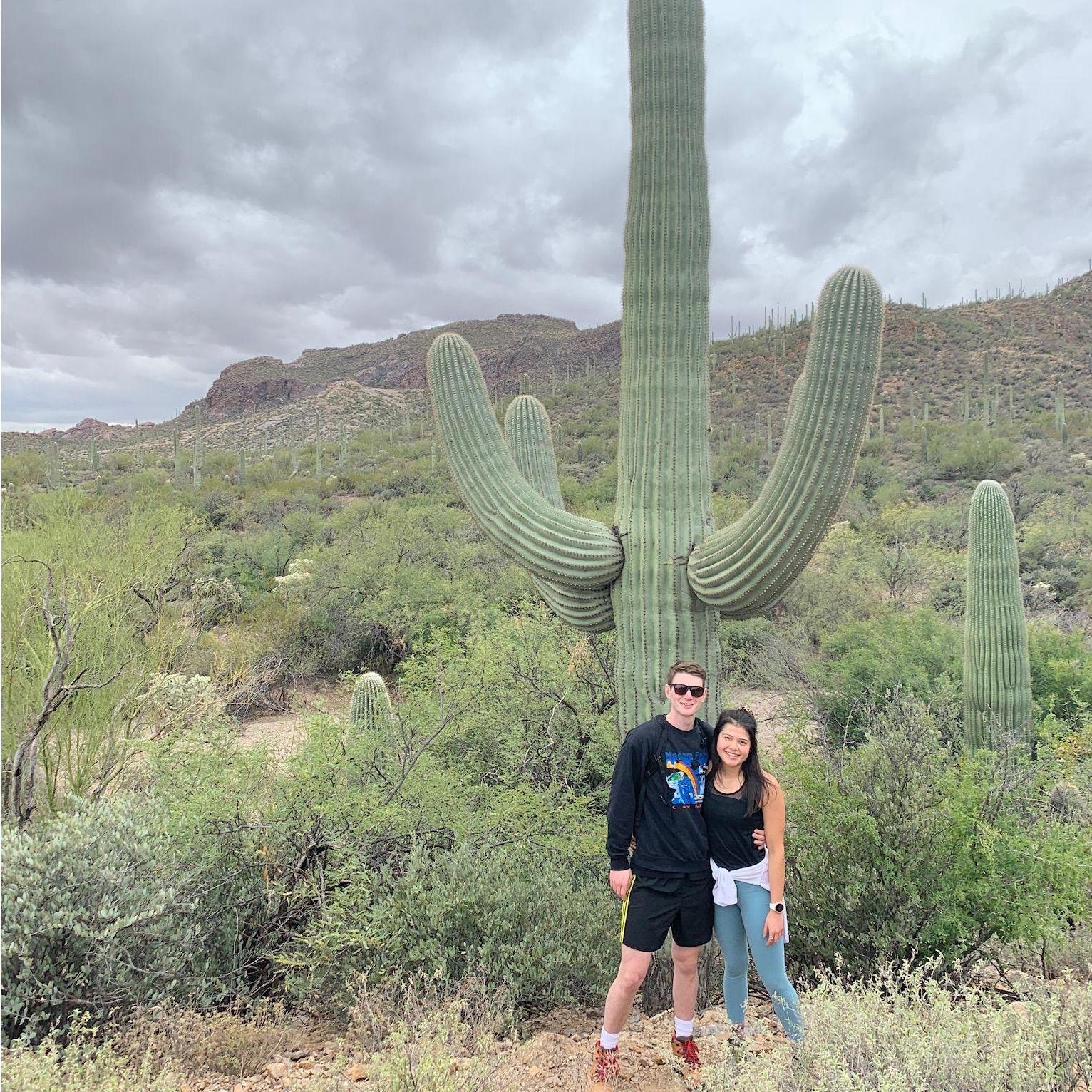 Travis' first time in Arizona