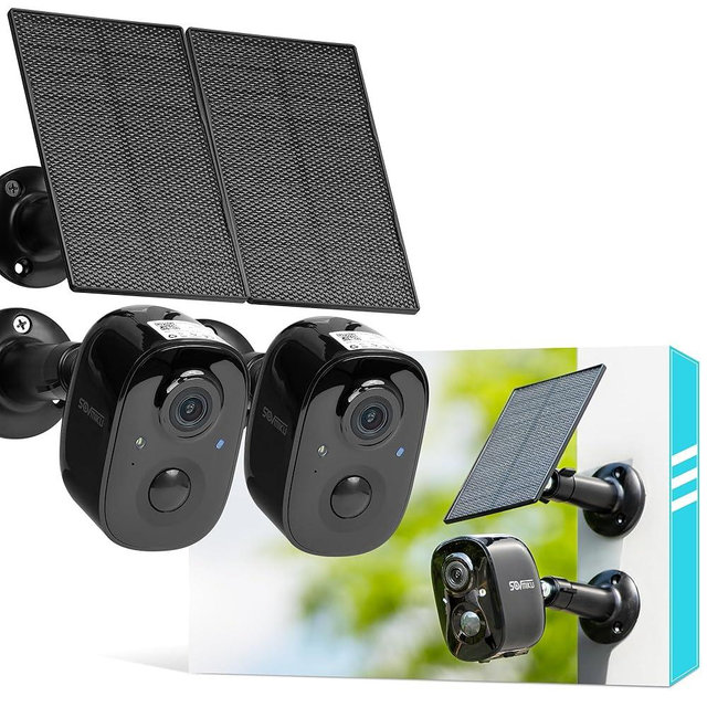 Vicohome 2G6B Best 2K Solar Security Camera Wireless Outdoor System, No NVR Needed, Battery Powered, Easy to Setup, Motion Detection,Two Way Audio,Color Night Vision, SD Slot, 180 Days Exchange Policy