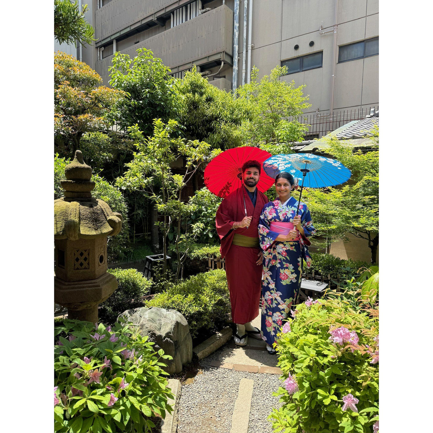 Our first international trip together to Japan