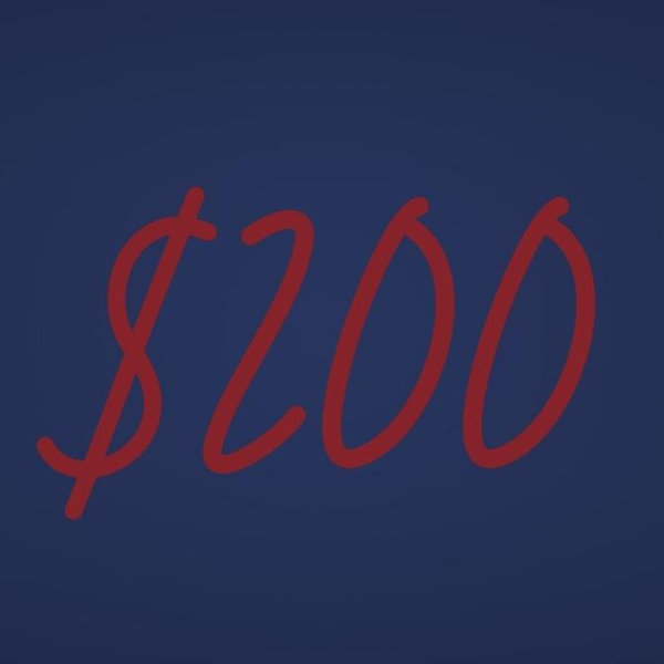 $200