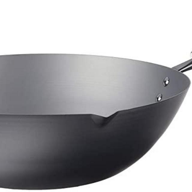 Yoshikawa Black Steel Beijing Wok, 12