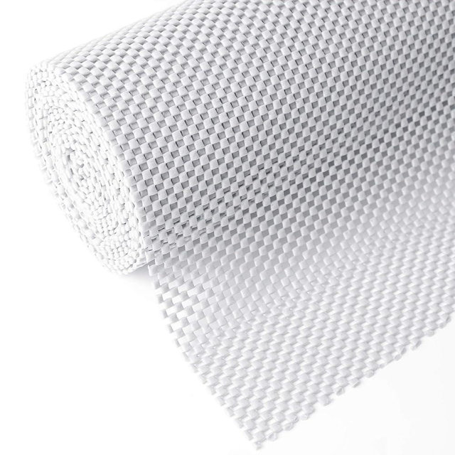 Shelf and Drawer Liner, Non-Adhesive Non Slip and Grip Durable Clean Pad Full Size 17.7 Inches x 20 Feet for Drawers, Shelves, Cabinets, Storage, Kitchen, Desks, Kitchenware, Tableware, White