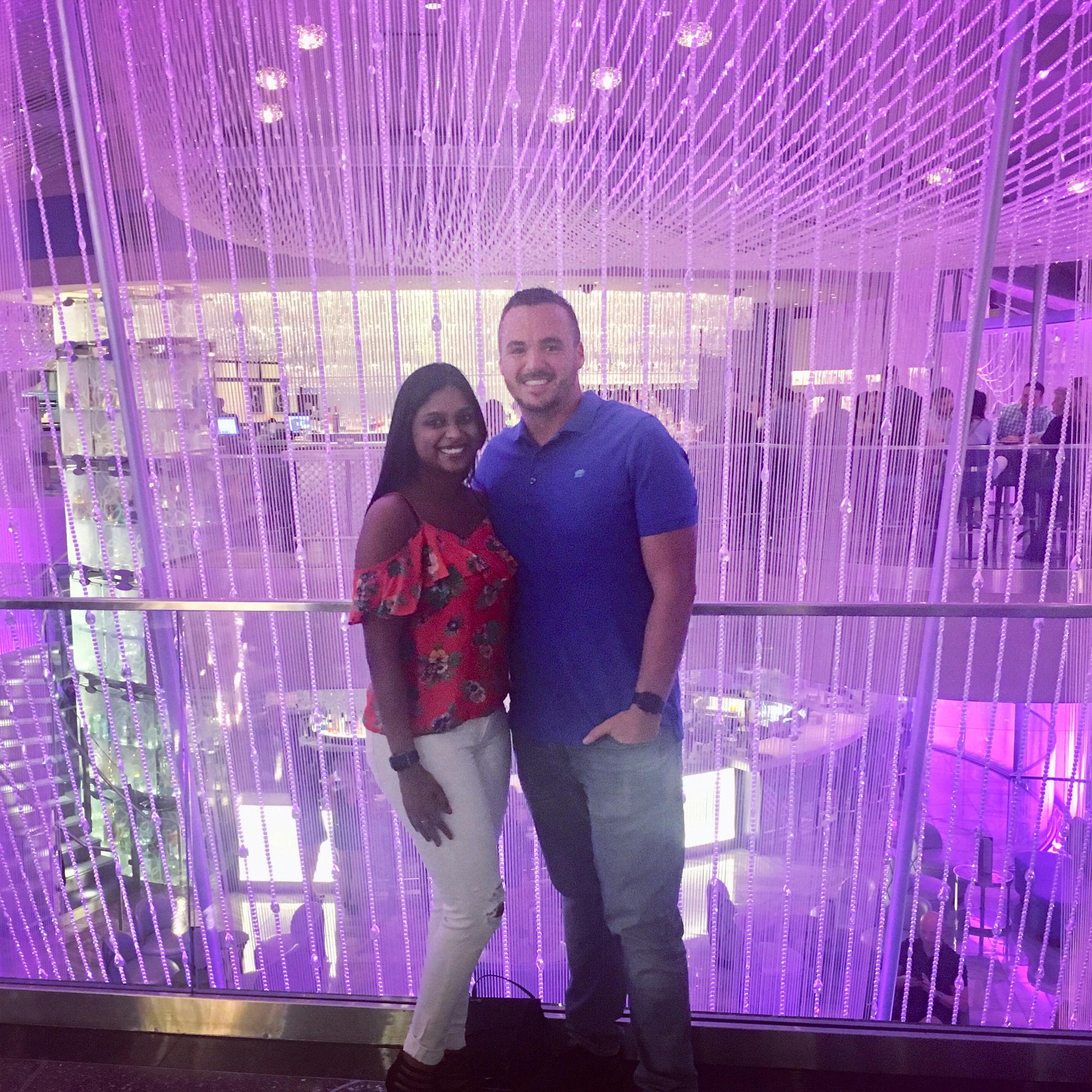 Our first ever vacation and our first trip to Vegas together