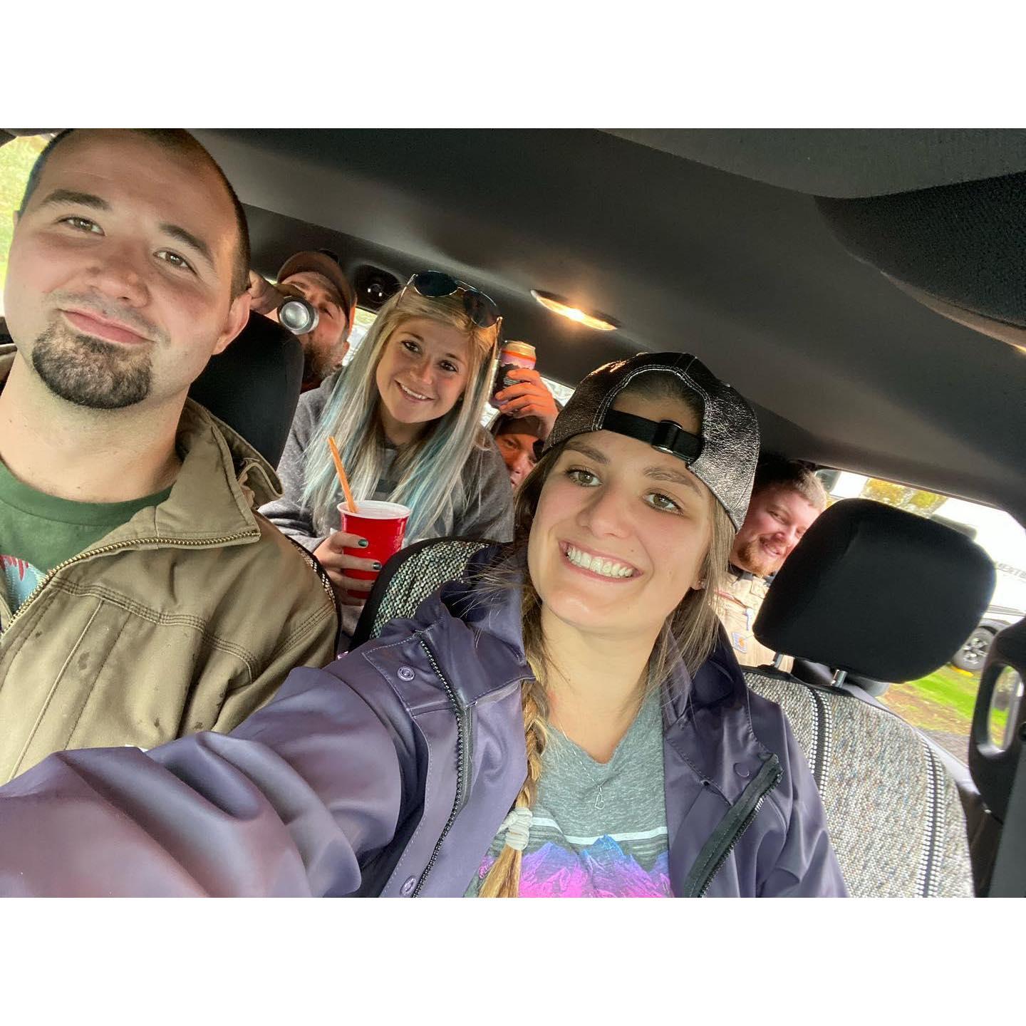 Westport with friends for Rachel's birthday 2021.