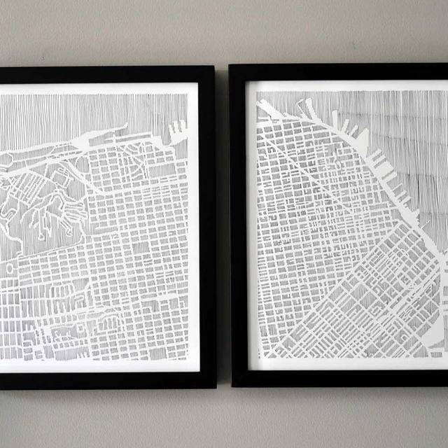 frame for 11x14 city prints