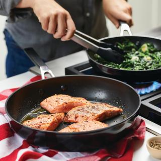 Hard Anodized Nonstick 2-Piece Frying Pan Set