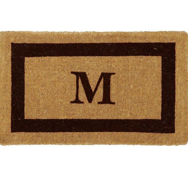 Personalized Framed Doormat, 22 x 36",Espresso