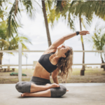 Yoga On The Beach at the Encantada Hotel