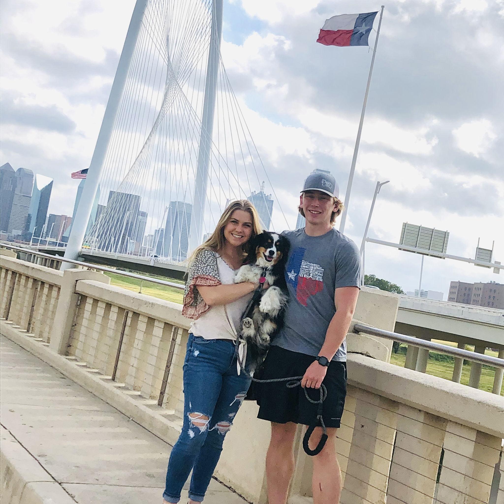 Loren's first trip to downtown Dallas!