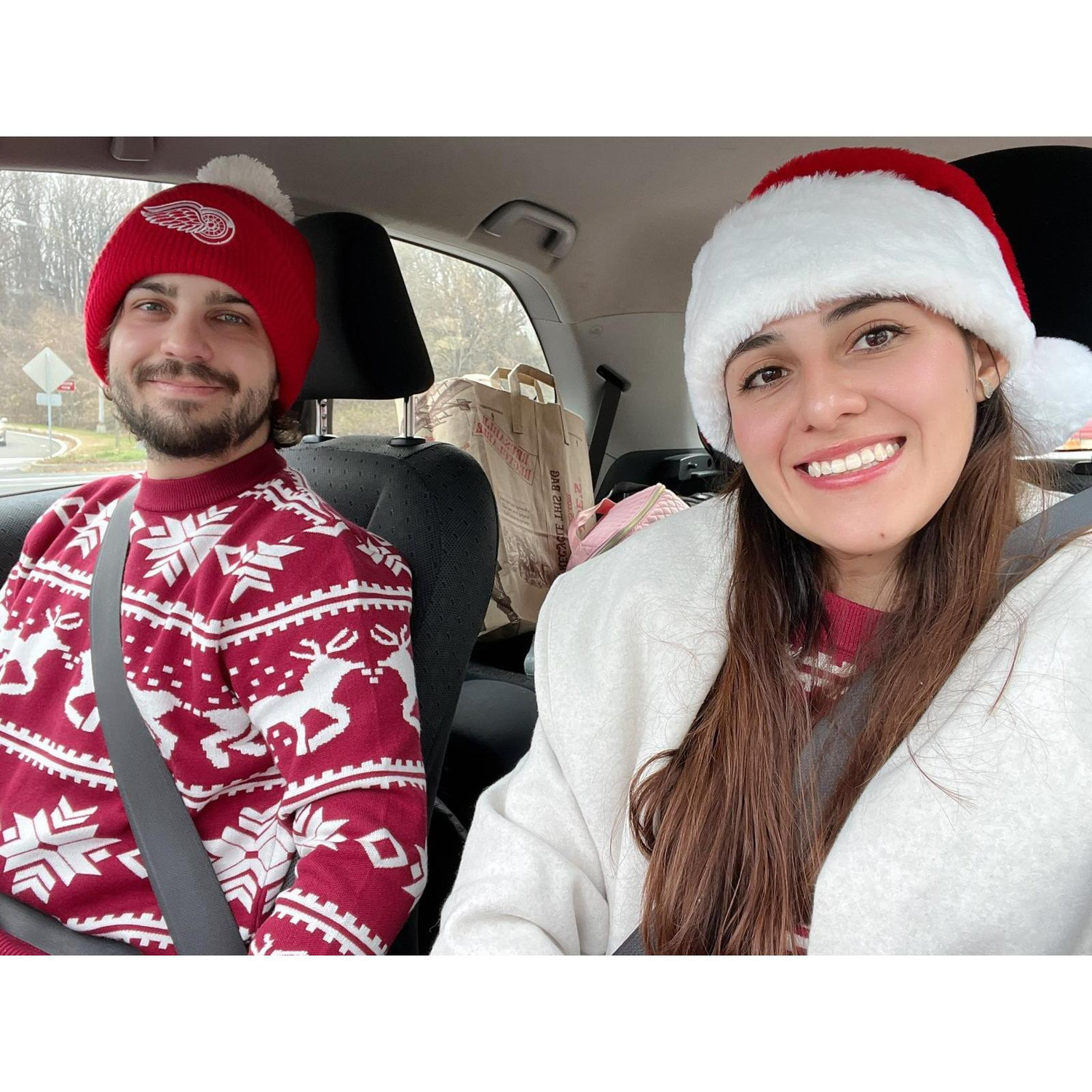 Ready with our Christmas gift sleigh
