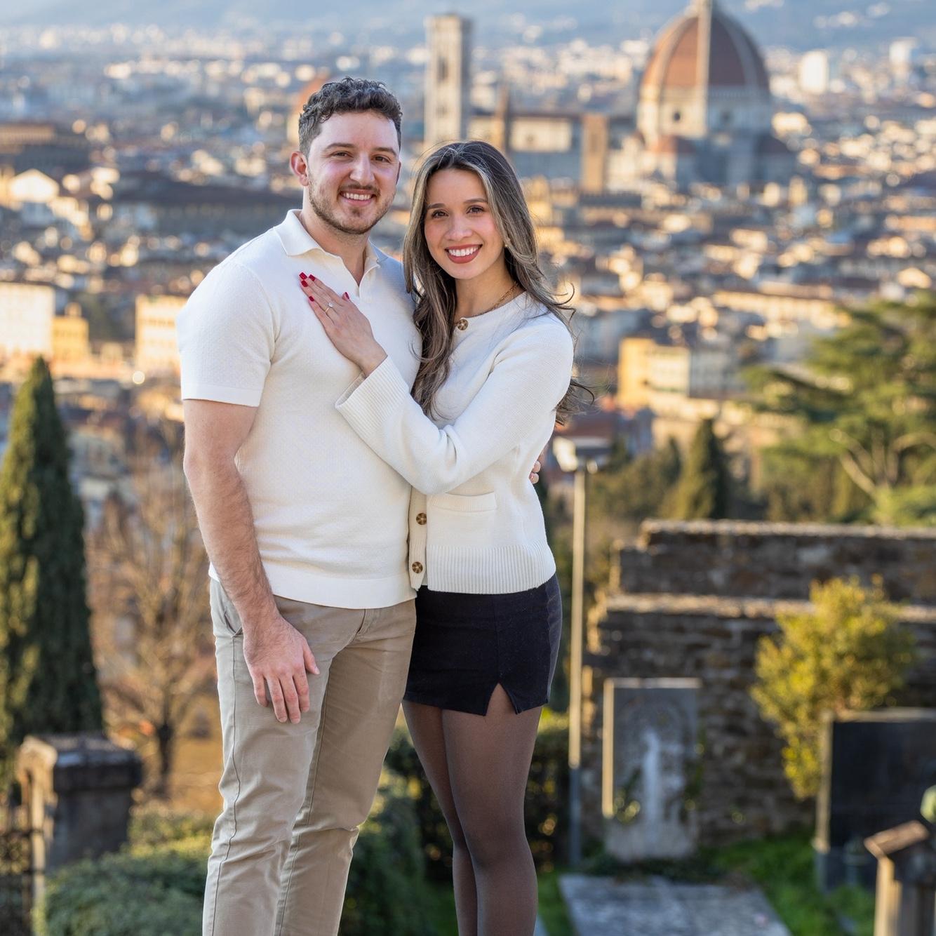 Proposal in Florence, Italy. March 4, 2025. 🤍