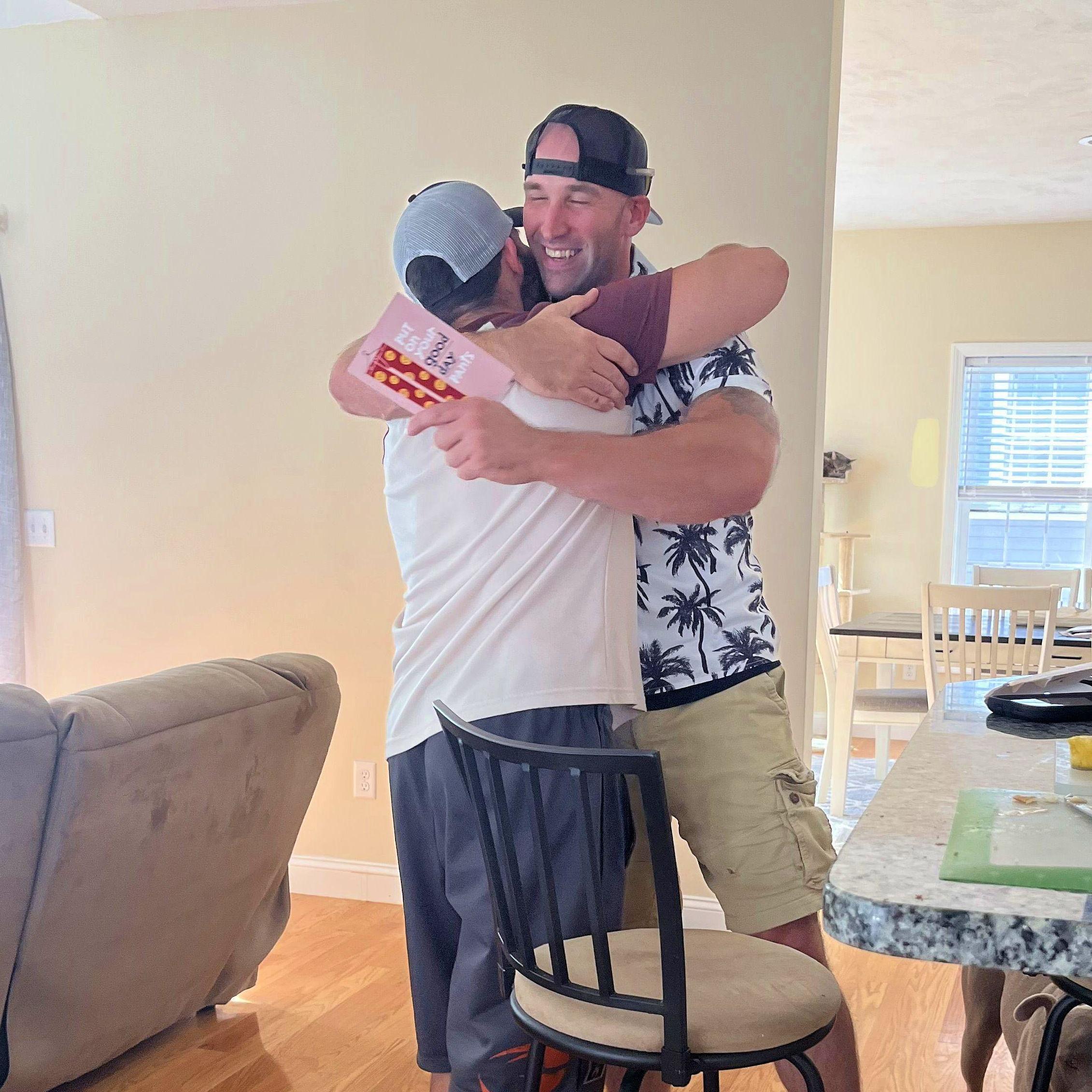 When Rob said "Yes!" to being a Groomsman!