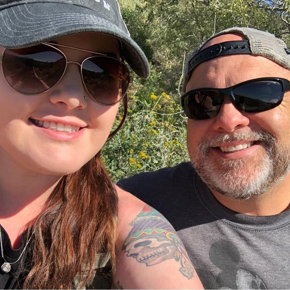 Hiking in Arizona.