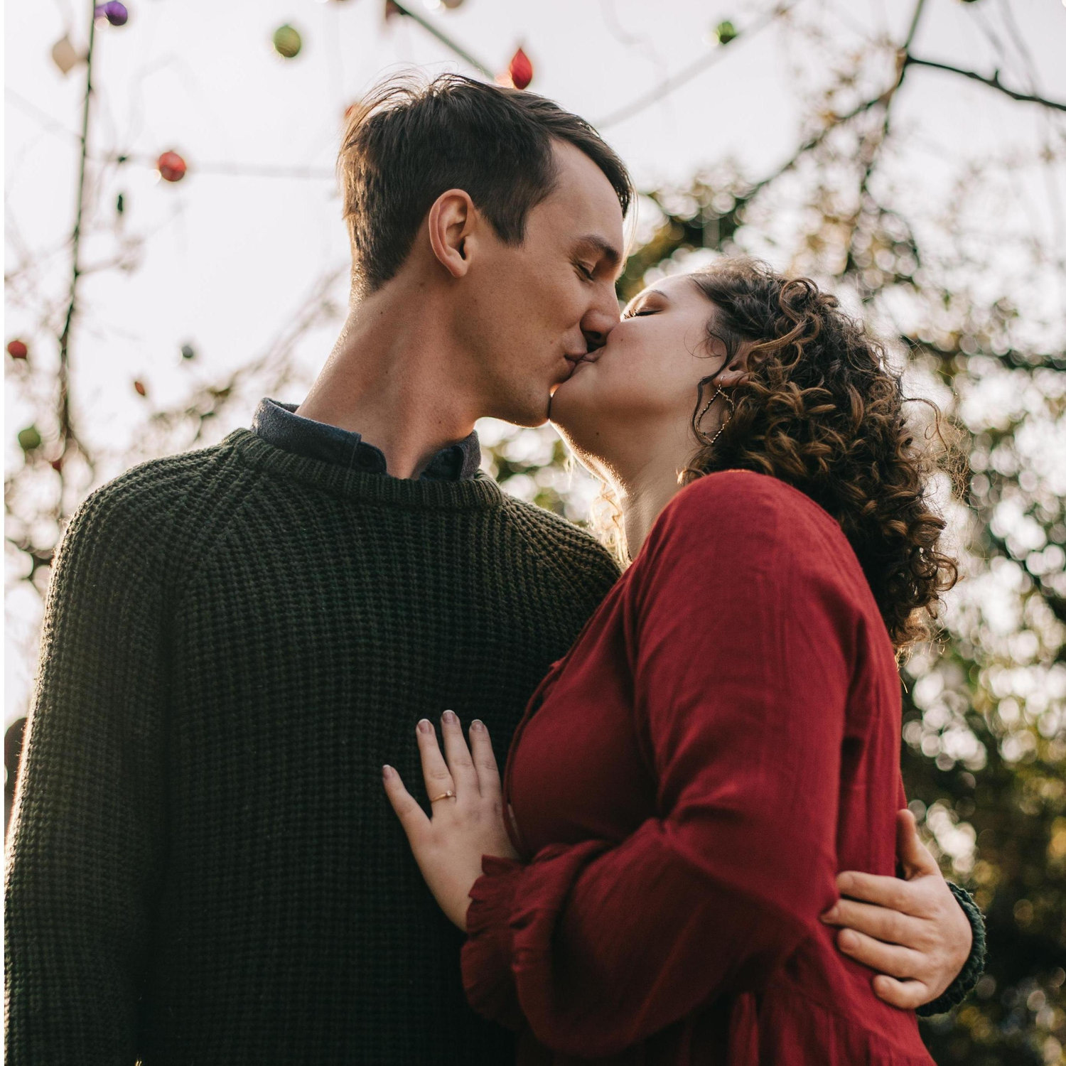 We took this picture at the park where we would meet to grab a meal, or talk for a while. But we call it the place we fell in love.