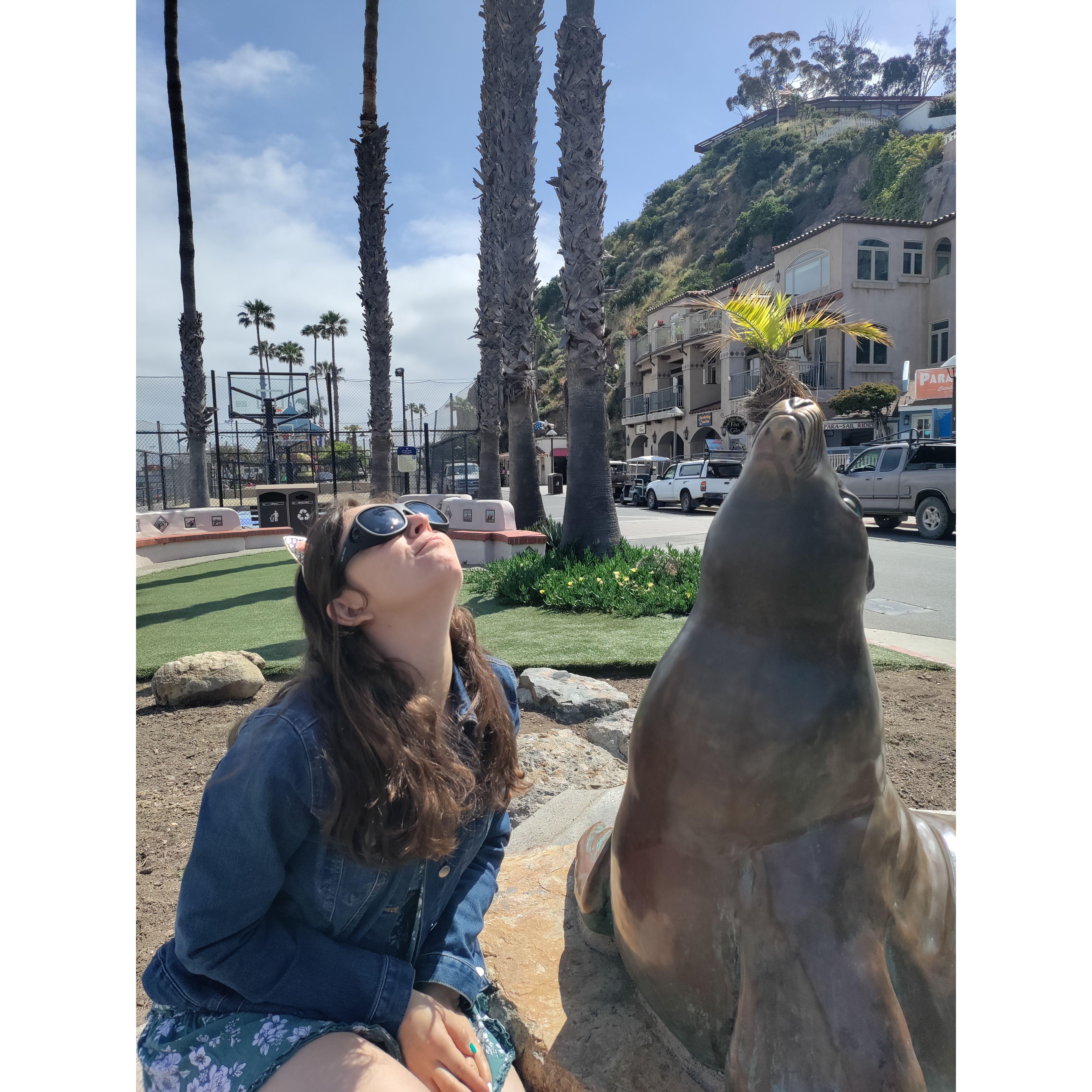 Katie always keeping her chin up