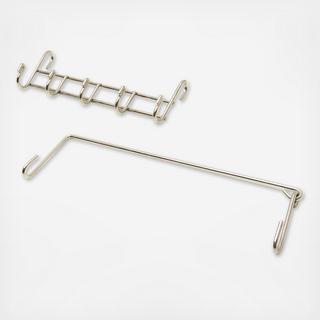 Utensil Hooks & Paper Towel Holder