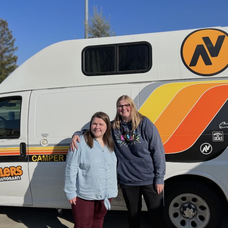 A snapshot before the couple’s first road trip together!