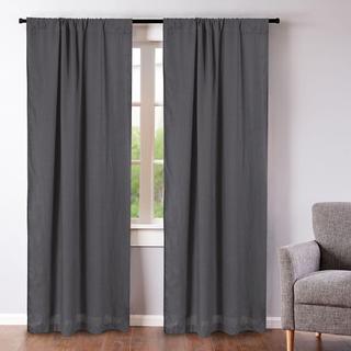 Washed Linen Drape Panel, Set of 2